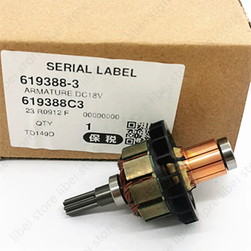 Genuine Armature For Makita 619388-3 DTD149 DTD149Z TD138D DTD138 Electric tool parts
Genuine Armature For Makita 619388-3 DTD149 DTD149Z TD138D DTD138 Electric tool parts