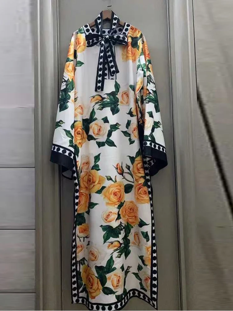 Fashion leisure spring 2025 women's new long-sleeved slit loose dress elegant temperament holiday straight dress
Fashion leisure spring 2025 women's new long-sleeved slit loose dress elegant temperament holiday straight dress