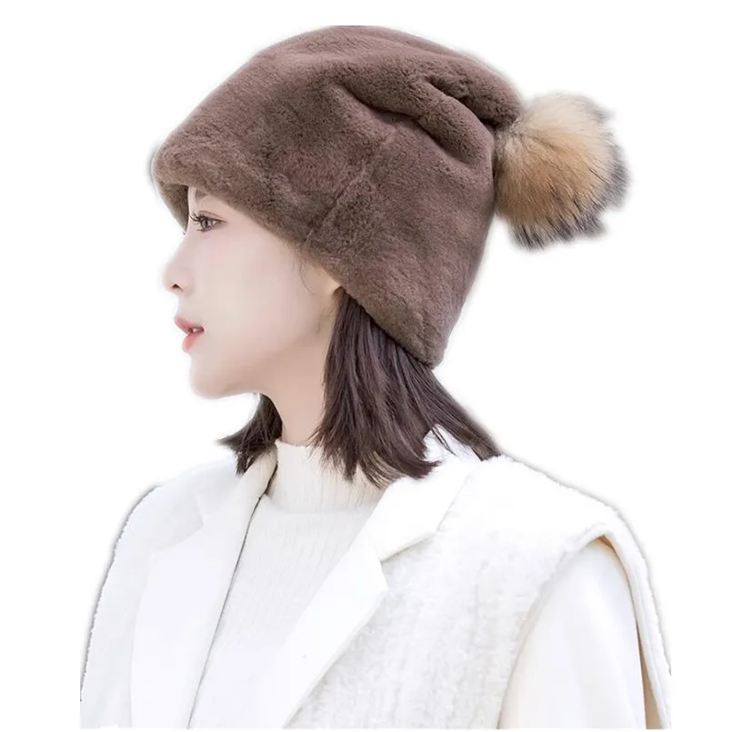 Russian Women Real Rex Rabbit Fur Hat Autumn Winter Cap Girl Warm Soft Fur Caps Headgrear
Russian Women Real Rex Rabbit Fur Hat Autumn Winter Cap Girl Warm Soft Fur Caps Headgrear