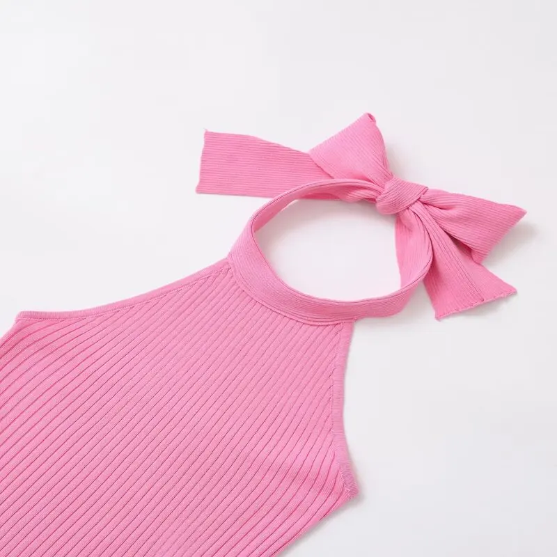 Summer New Arrival Women's Knitted Svel Netie Top Knot Decoration Slim Fit Commute Sle Pure Color Vest
Summer New Arrival Women's Knitted Svel Netie Top Knot Decoration Slim Fit Commute Sle Pure Color Vest