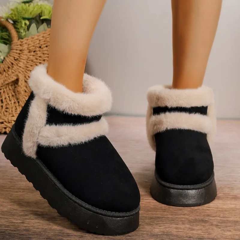 New Winter Snow Boots Women Outdoor Non Slip Ankle Boots Ladies Classic Platform Plush Warm Shoes Light Furry short boots
New Winter Snow Boots Women Outdoor Non Slip Ankle Boots Ladies Classic Platform Plush Warm Shoes Light Furry short boots
