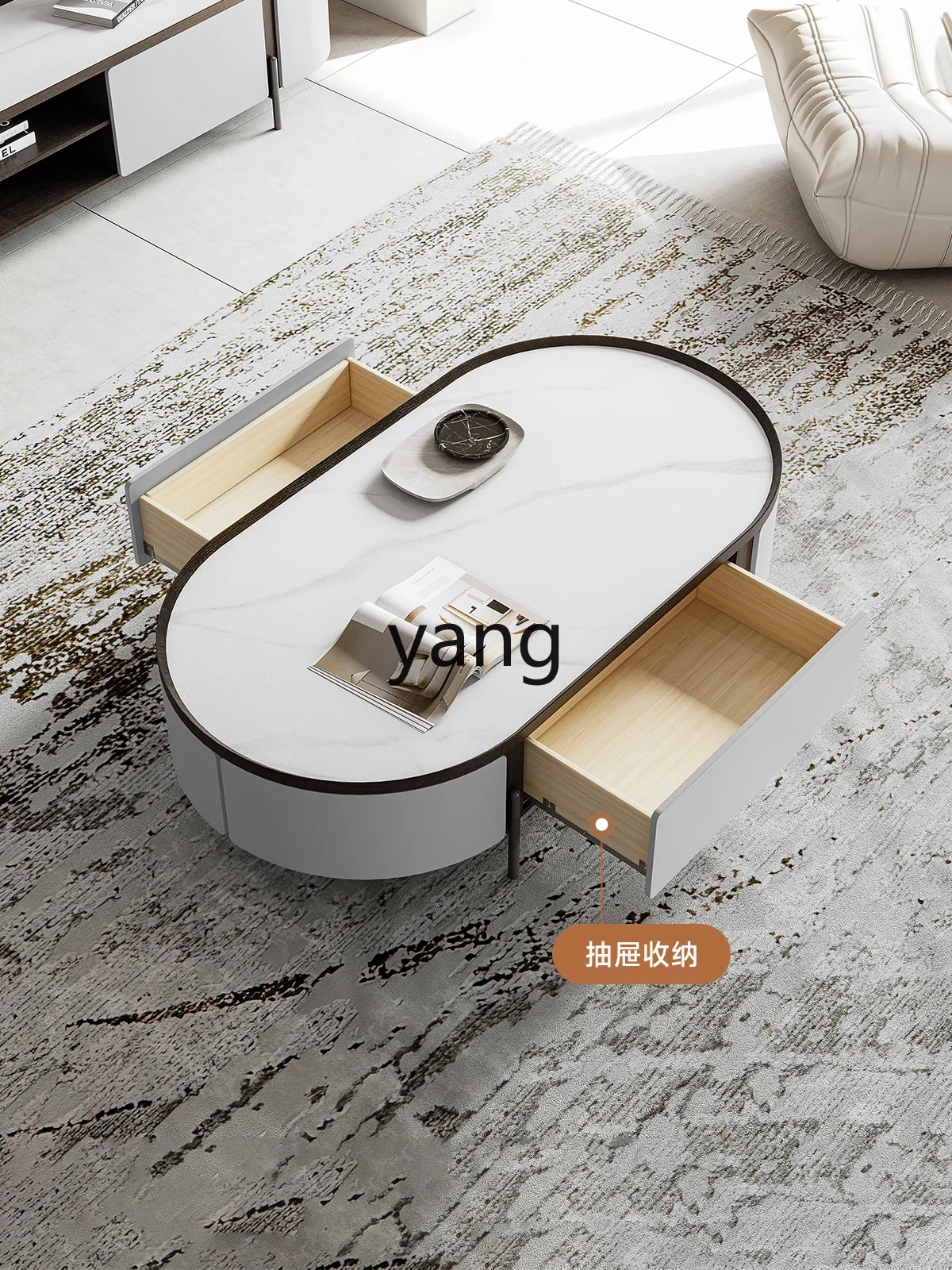 LMMoval coffee table living room home rock slab coffee table TV cabinet combination modern simple high-end coffee table
LMMoval coffee table living room home rock slab coffee table TV cabinet combination modern simple high-end coffee table