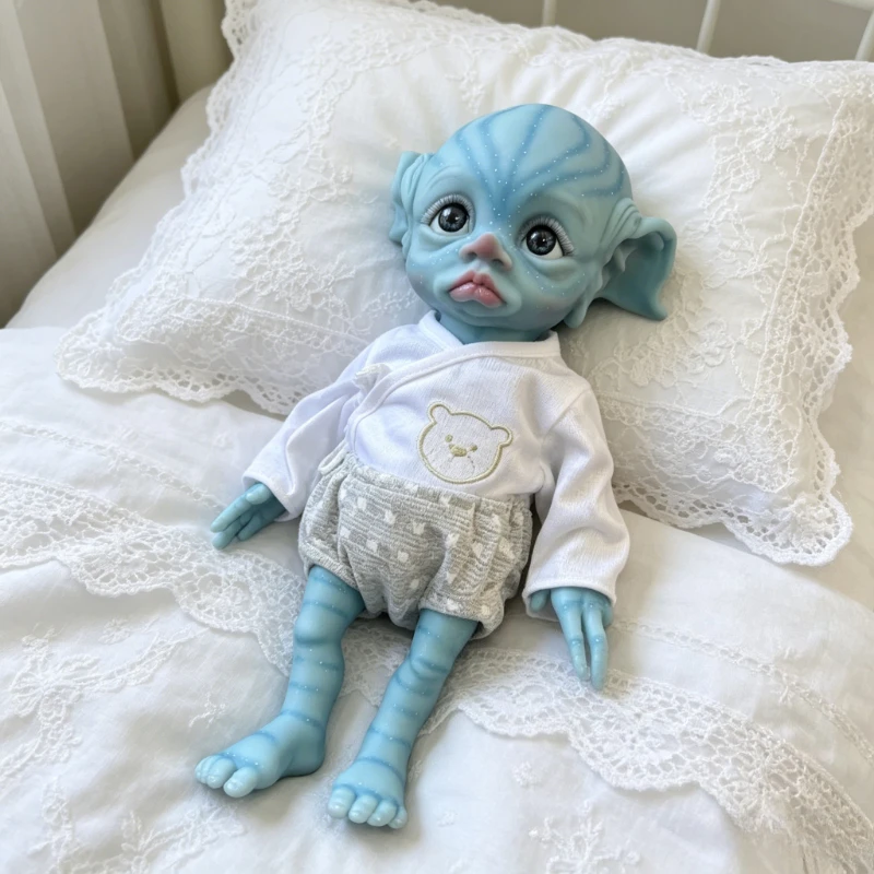 40cm Full Body Silicone Reborn Dolls Tinky Handmade Lifelike Newborn Baby Size Hand Detailed Paint Doll
40cm Full Body Silicone Reborn Dolls Tinky Handmade Lifelike Newborn Baby Size Hand Detailed Paint Doll