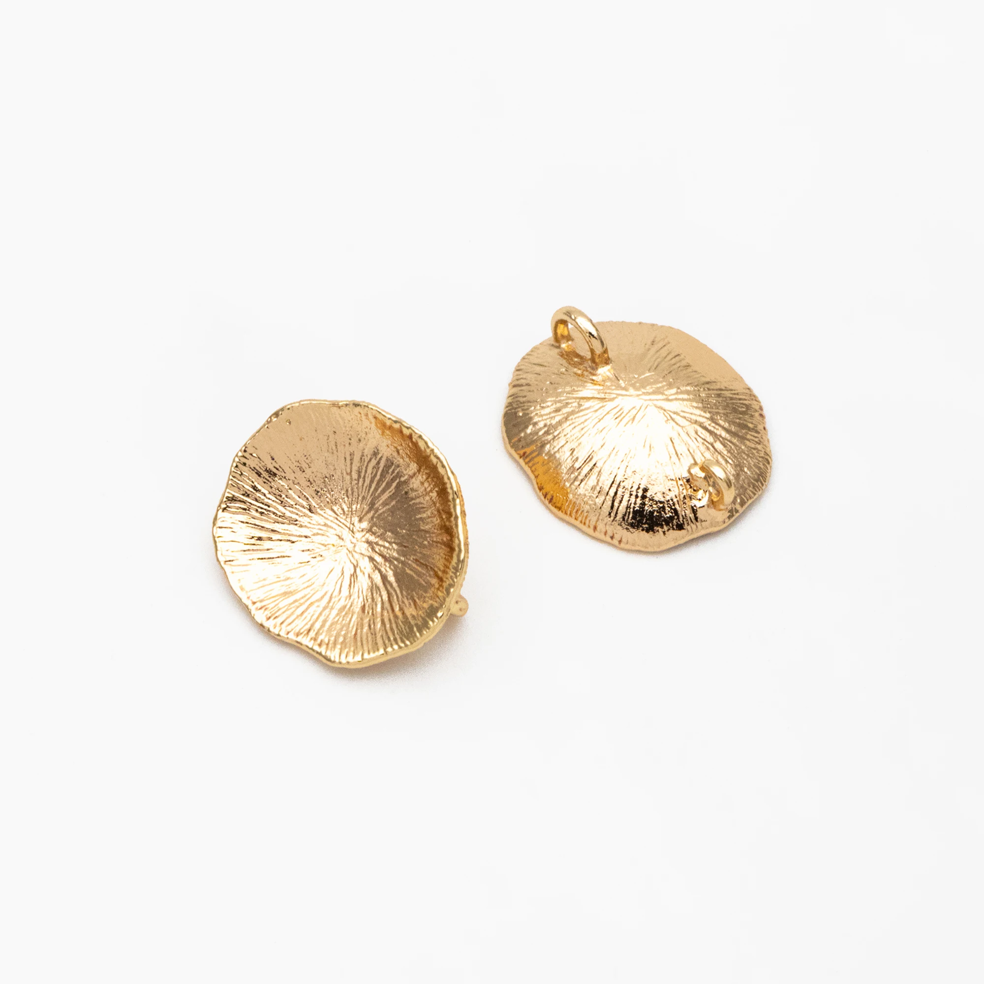 10pcs Gold Lotus Leaf Connectors, 18K Gold Plated Brass, Lotus Leaf Charm Connectors For Jewelry Making Diy (GB-3076-B)
10pcs Gold Lotus Leaf Connectors, 18K Gold Plated Brass, Lotus Leaf Charm Connectors For Jewelry Making Diy (GB-3076-B)