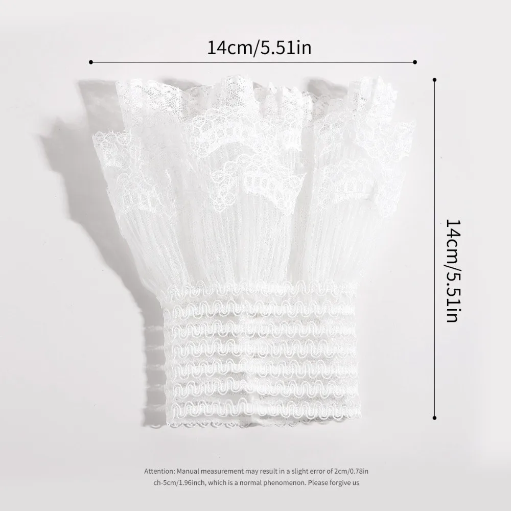 Elastic Detachable Sleeves Cuffs Dresses Sweater Decor Sun Protection Lace Cuffs All-match Sweet Fake Sleeves
Elastic Detachable Sleeves Cuffs Dresses Sweater Decor Sun Protection Lace Cuffs All-match Sweet Fake Sleeves