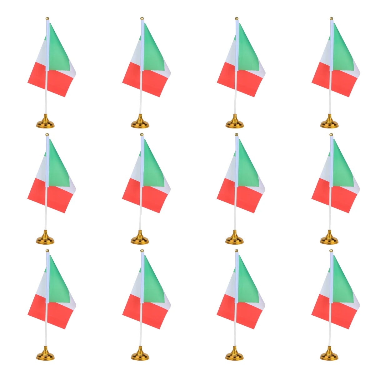 12 Pcs Italy Table Flag Desktop Decor Polyester Plastic Base Design Lightweight Home Office Party Festival
12 Pcs Italy Table Flag Desktop Decor Polyester Plastic Base Design Lightweight Home Office Party Festival