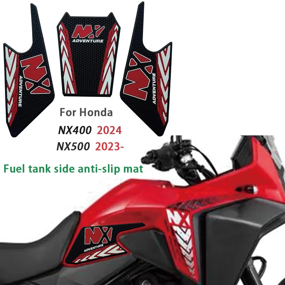 For Honda NX400 NX 400 2024 & NX 500 NX500 2023-Motorcycle Fuel Tank Side Protection Anti-slip Mat 3D Sticker 
For Honda NX400 NX 400 2024 & NX 500 NX500 2023-Motorcycle Fuel Tank Side Protection Anti-slip Mat 3D Sticker