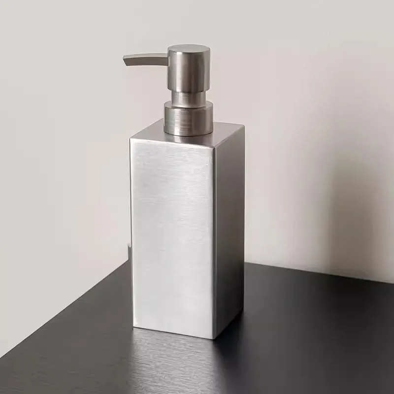304 Stainless Steel Liquid Soap Dispenser Hand Sanitizer Bottle for Bathroom
304 Stainless Steel Liquid Soap Dispenser Hand Sanitizer Bottle for Bathroom