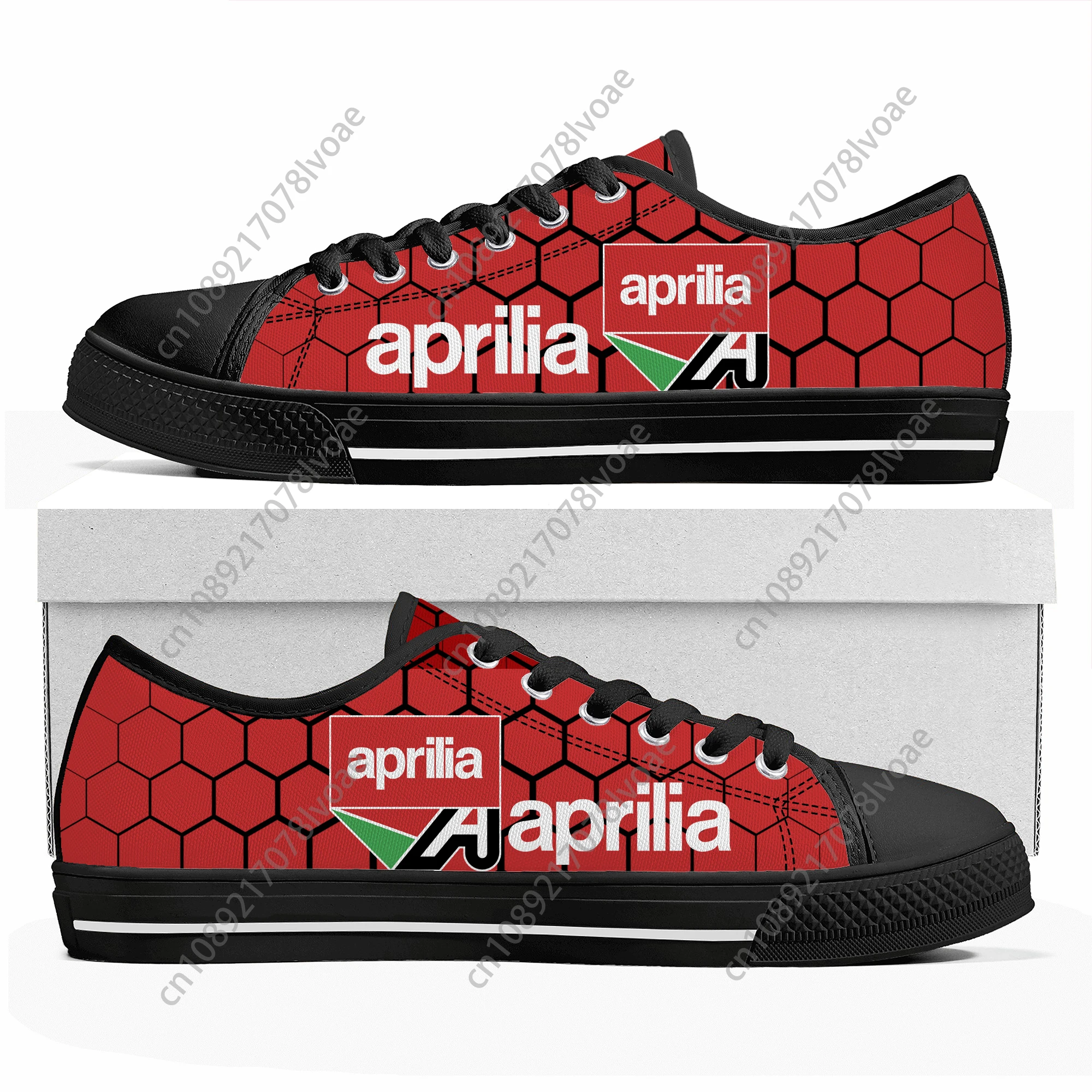 Aprilia Low Top Shoes Men Women Teenager Sneakers Canvas High Quality Sneaker Casual Customized Couple Shoe Black Sole
Aprilia Low Top Shoes Men Women Teenager Sneakers Canvas High Quality Sneaker Casual Customized Couple Shoe Black Sole