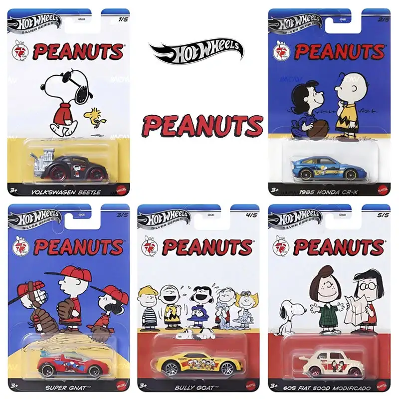 Оригинальные автомобили Hot Wheels, арахис Snoopy 1985, Honda Cr-X Volkswagen Beetle, автомодель, игрушки для мальчиков, подарок
Оригинальные автомобили Hot Wheels, арахис Snoopy 1985, Honda Cr-X Volkswagen Beetle, автомодель, игрушки для мальчиков, подарок