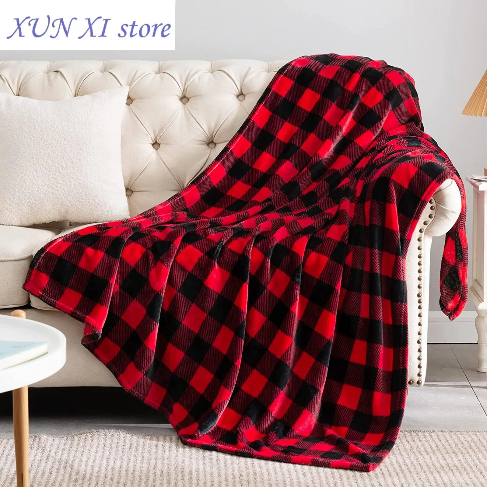 New Small Size Flannel Throw Blanket for Couch Sofa Bed Buffalo Plaid Checkered Blanket Cozy Fuzzy Soft Lightweight Blanket
New Small Size Flannel Throw Blanket for Couch Sofa Bed Buffalo Plaid Checkered Blanket Cozy Fuzzy Soft Lightweight Blanket