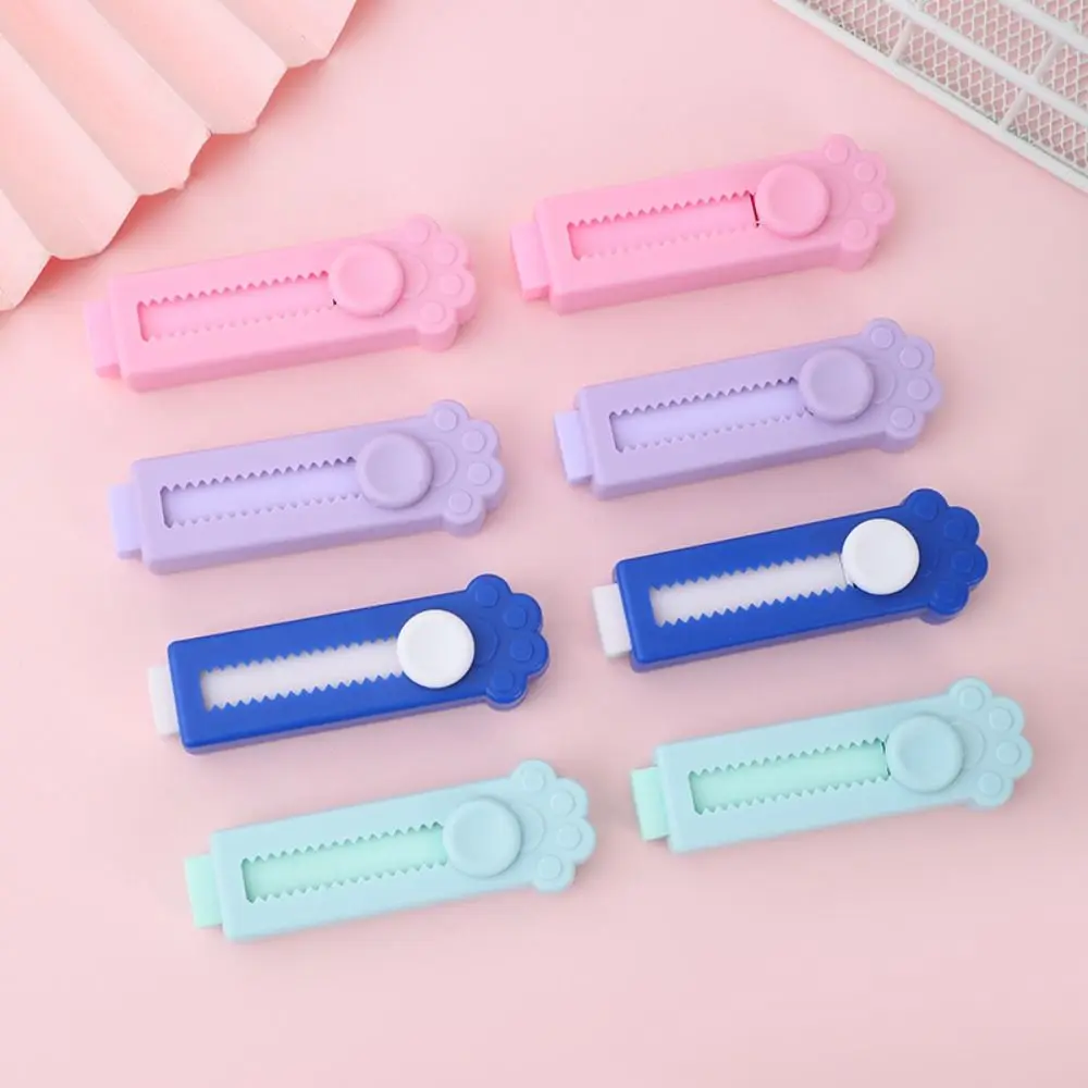School Supplies Cute Cat Paw Eraser Cartoon Simple Push-pull Eraser Anti-loss Creativity Pencil Rubber Office
School Supplies Cute Cat Paw Eraser Cartoon Simple Push-pull Eraser Anti-loss Creativity Pencil Rubber Office