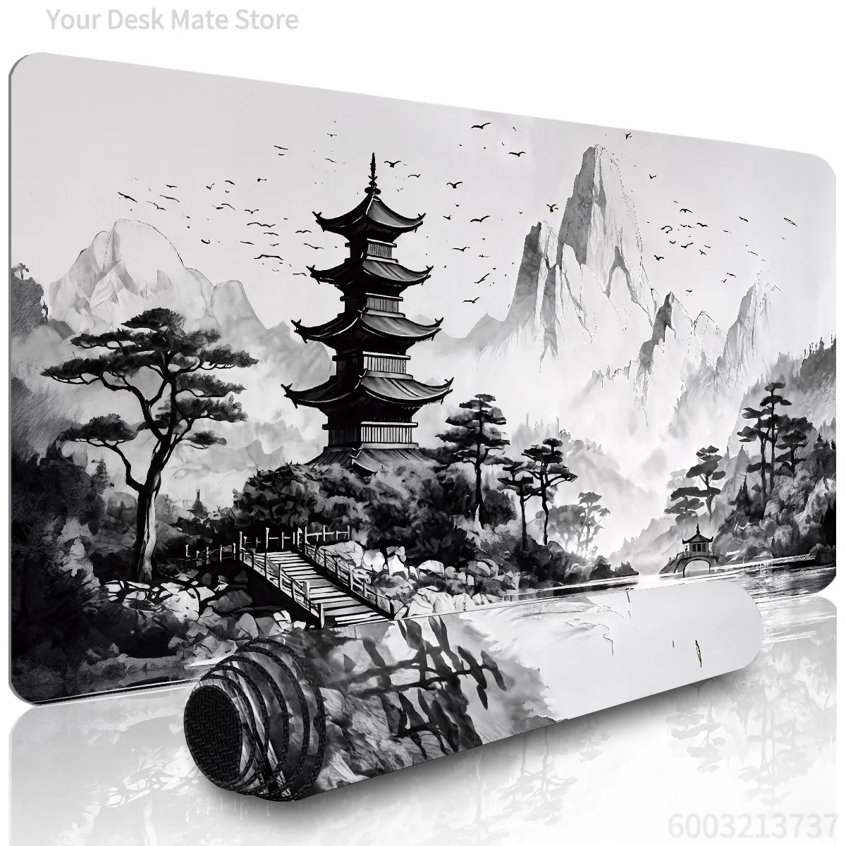Ink Wash Mountain Landscape Design large Mouse Pad Desk Mat Gaming pad pc accessories Computer mousepads Office rug Extended pad
Ink Wash Mountain Landscape Design large Mouse Pad Desk Mat Gaming pad pc accessories Computer mousepads Office rug Extended pad