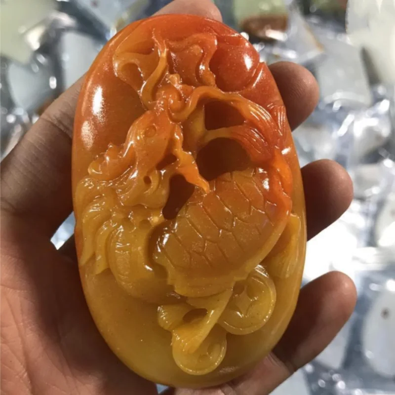 Collect Huanglong Jade Handlebar and Mother Child Jade Pixiu Statue
Collect Huanglong Jade Handlebar and Mother Child Jade Pixiu Statue
