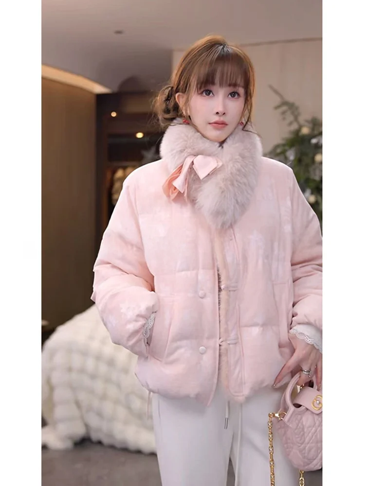 Mimius Heavyweight Traditional Chinese Sle down Jaet Unwaed by hine White Du Feather Fur Collar Coat Warm Gentle S...
Mimius Heavyweight Traditional Chinese Sle down Jaet Unwaed by hine White Du Feather Fur Collar Coat Warm Gentle S...