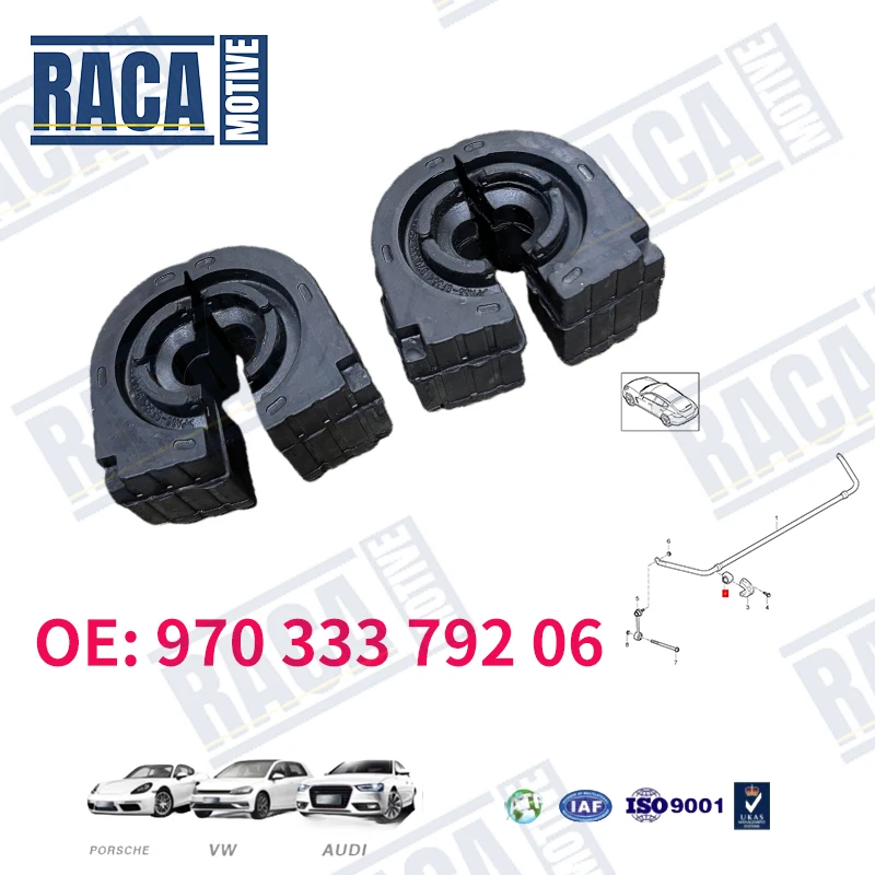 Для Porsche Panamera 970 2009-2017, 2 шт. (левая/правая) втулки стабилизатора задней подвески 97033379206 970 333 792 06 97033379207
Для Porsche Panamera 970 2009-2017, 2 шт. (левая/правая) втулки стабилизатора задней подвески 97033379206 970 333 792 06 97033379207