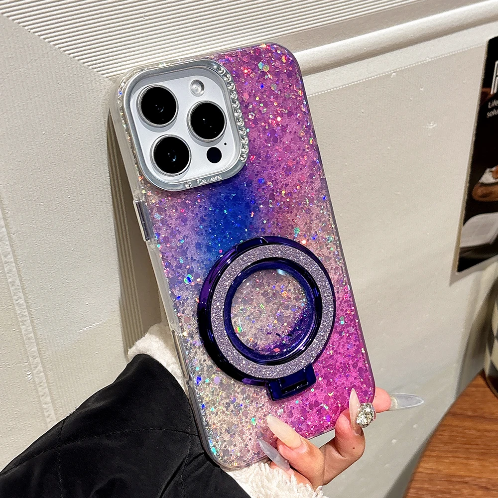Luxury Diamond Bling Glitter Phone Case For iPhone 16 15 14 13 12 11 Pro Max Quicksand Ring Holder Shockproof Rhinestones Cover
Luxury Diamond Bling Glitter Phone Case For iPhone 16 15 14 13 12 11 Pro Max Quicksand Ring Holder Shockproof Rhinestones Cover