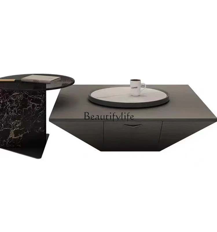 New Italian light luxury inverted triangular coffee table combination modern simple square coffee table
New Italian light luxury inverted triangular coffee table combination modern simple square coffee table