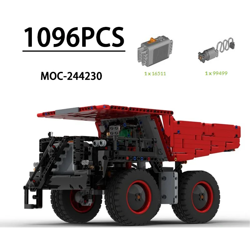 MOC-244230 Building Block Mining Dump Truck Model Decoration, 1096 Pieces, Children's Birthday, Christmas, and New Year Toy Gift
MOC-244230 Building Block Mining Dump Truck Model Decoration, 1096 Pieces, Children's Birthday, Christmas, and New Year Toy Gift