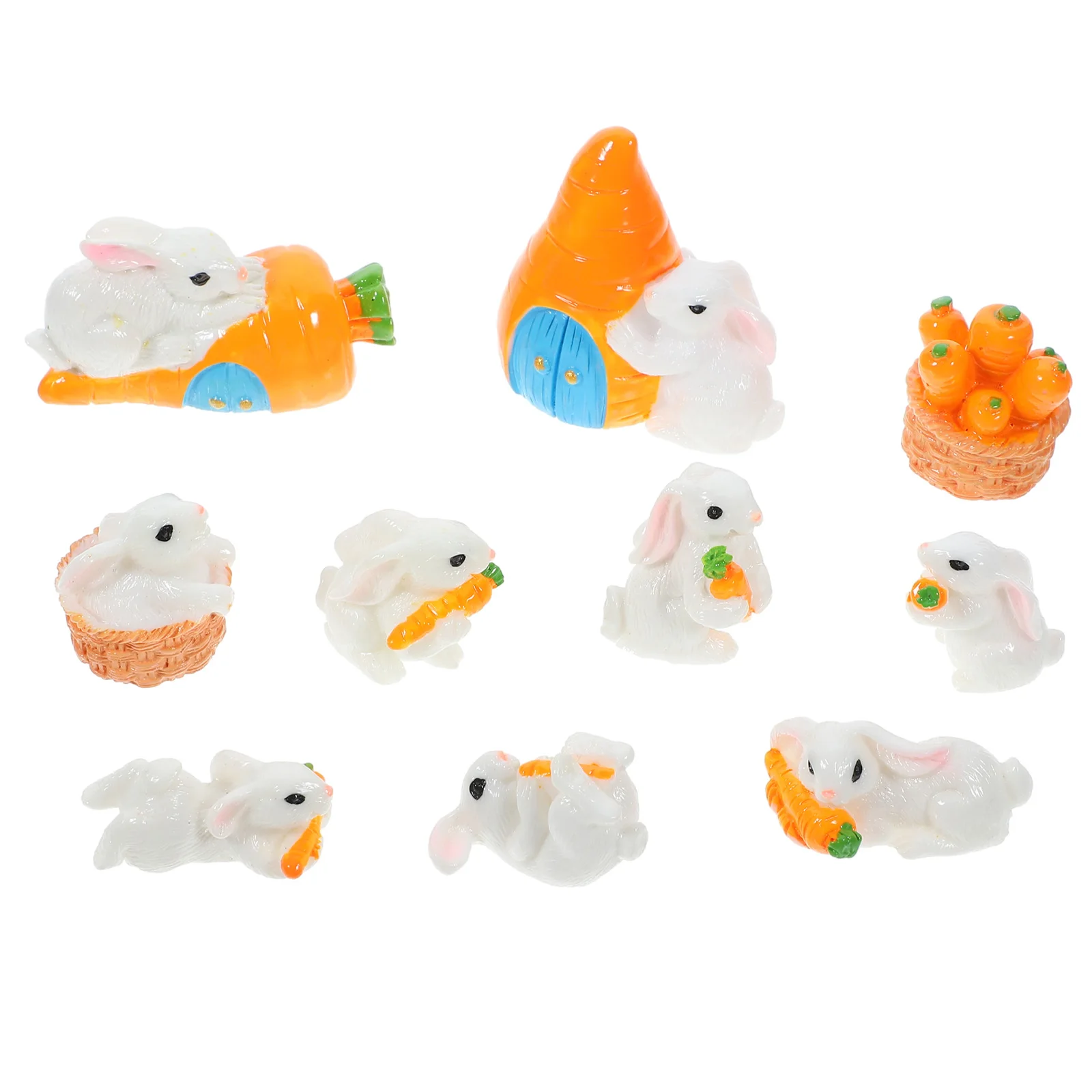 1 set Miniatures Adorable Rabbit Figurines Grass Cute Model Small Garden Statue Resin Figurine Party Decorations Outdoor Carrot
1 set Miniatures Adorable Rabbit Figurines Grass Cute Model Small Garden Statue Resin Figurine Party Decorations Outdoor Carrot