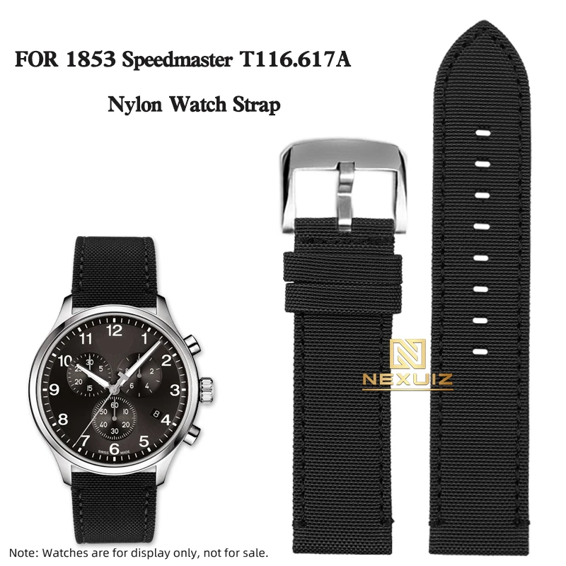 22mm Width Nylon Watch Strap For Tissot 1853 Speedmaster Collection T116.617A Speedmaster Nylon Canvas Men Breathable Watch Band
22mm Width Nylon Watch Strap For Tissot 1853 Speedmaster Collection T116.617A Speedmaster Nylon Canvas Men Breathable Watch Band