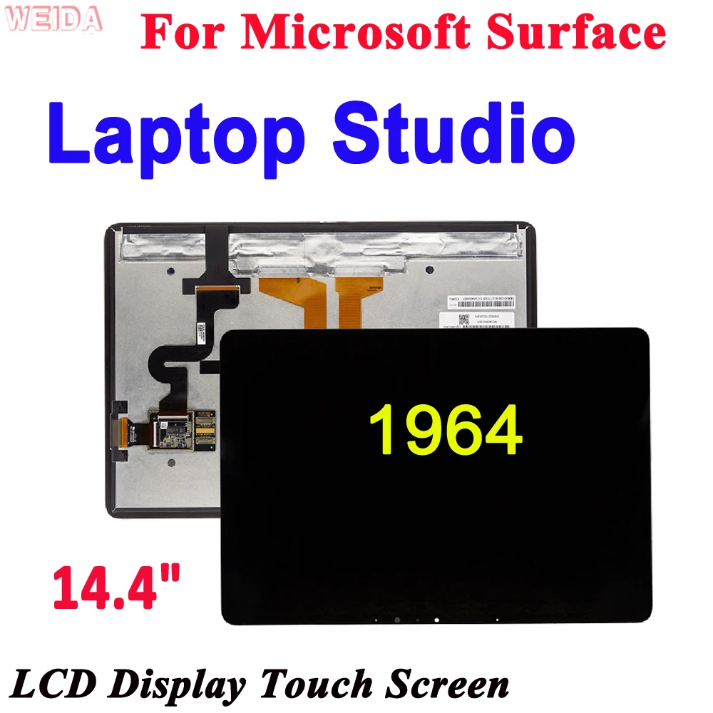 14.4" Original For Microsoft Surface Laptop Studio 1964 LCD Display Touch Screen Assy for Surface Laptop Studio LCD Replacement
14.4" Original For Microsoft Surface Laptop Studio 1964 LCD Display Touch Screen Assy for Surface Laptop Studio LCD Replacement