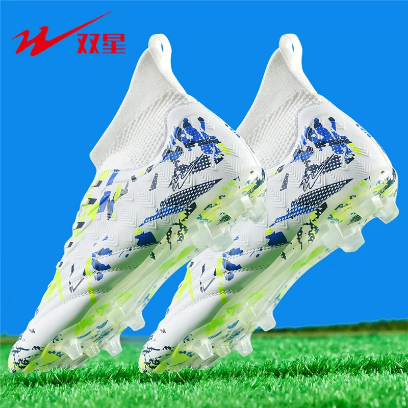 Adult Football Training Sneakers Round Toe Breathable Wear Resistant Anti Slip Sole Outdoor Lawn Professional Competition Soccer
Adult Football Training Sneakers Round Toe Breathable Wear Resistant Anti Slip Sole Outdoor Lawn Professional Competition Soccer