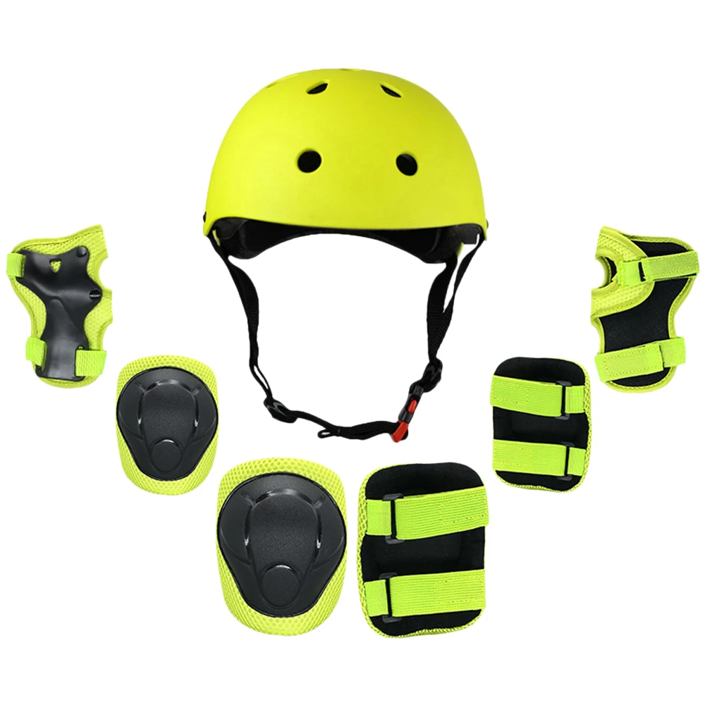 7 in 1 Kids Protective Equipment Helmet Pads Knee Elbow Girl Boy Scooter Skateboard Roller Skating Cycling Safety Wrist Guards
7 in 1 Kids Protective Equipment Helmet Pads Knee Elbow Girl Boy Scooter Skateboard Roller Skating Cycling Safety Wrist Guards