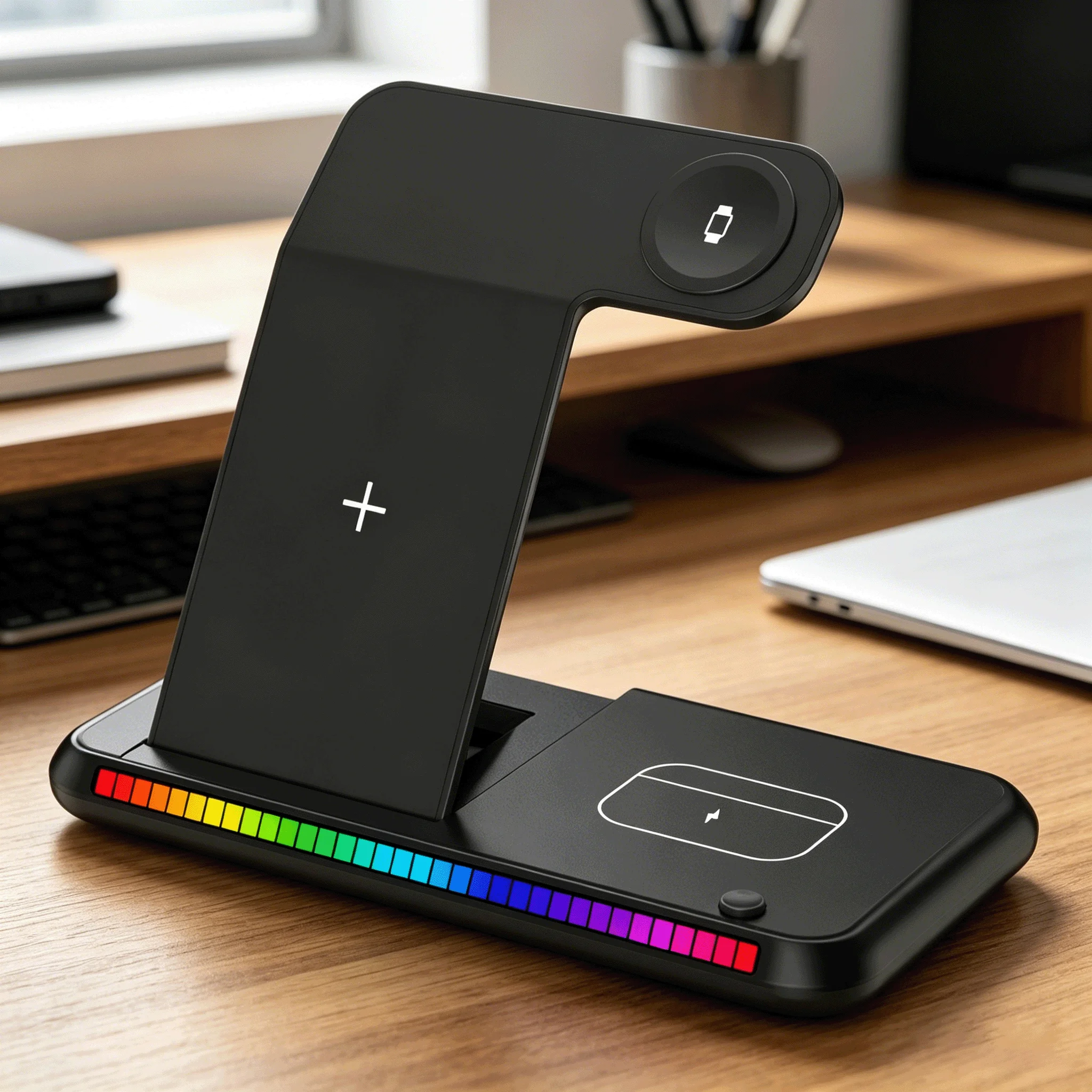 30W 3 in 1 Wireless Charger Holder For iPhone 16 15 14 13 12 Apple Watch S10/9/8 Airpods 4 Pro 2 Foldable Fast Charging Station
30W 3 in 1 Wireless Charger Holder For iPhone 16 15 14 13 12 Apple Watch S10/9/8 Airpods 4 Pro 2 Foldable Fast Charging Station
