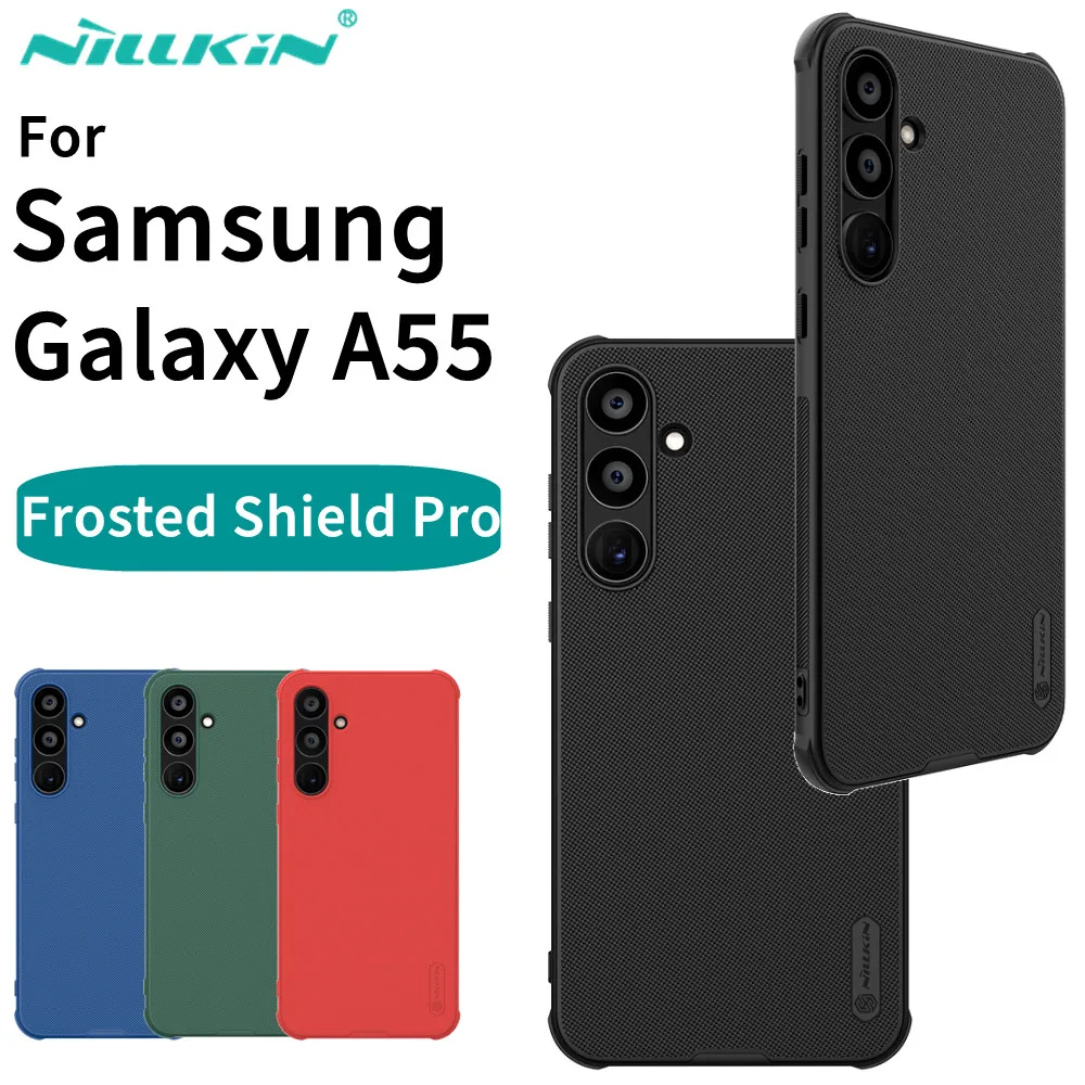 For Samsung Galaxy A55 Case Nillkin Frosted Shield Pro Ultra-Thin Hard PC Shell Shockproof Back Cover For Samsung A55 5G Case
For Samsung Galaxy A55 Case Nillkin Frosted Shield Pro Ultra-Thin Hard PC Shell Shockproof Back Cover For Samsung A55 5G Case