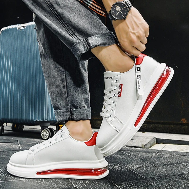 Большой размер, весенне-осенняя повседневная и удобная обувь на толстой подошве, увеличивающая рост, нишевая трендовая универсальная спортивная мужская обувь
Большой размер, весенне-осенняя повседневная и удобная обувь на толстой подошве, увеличивающая рост, нишевая трендовая универсальная спортивная мужская обувь