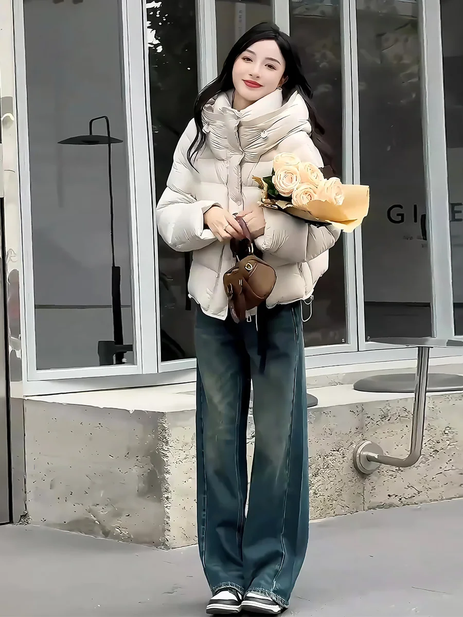 Женская зимняя повседневная куртка-пуховик Ort Thiened Du, белая, с капюшоном, удлиненная, для повседневной носки
Женская зимняя повседневная куртка-пуховик Ort Thiened Du, белая, с капюшоном, удлиненная, для повседневной носки