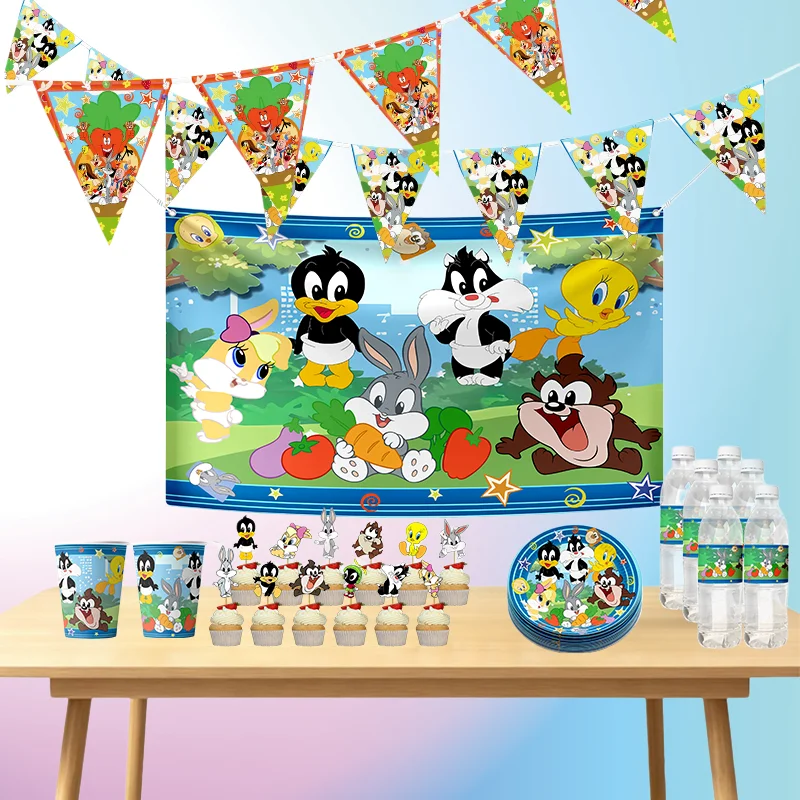 Looney Tunes Disposable Party Supplies Birthdays Cartoon Pattern Set Flags Cake Flags Paper Cups Portable Picnics
Looney Tunes Disposable Party Supplies Birthdays Cartoon Pattern Set Flags Cake Flags Paper Cups Portable Picnics