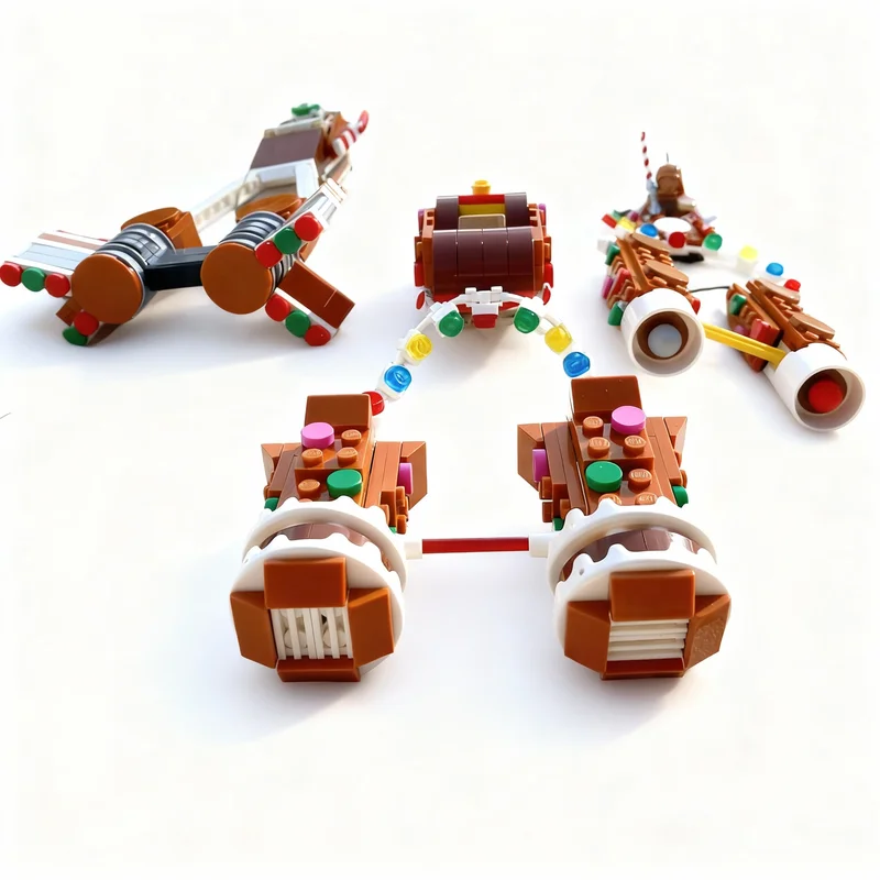 525pcs MOC Gingerbread Pod Racers Seasonal Advent Star Battle Model Building Blocks Architecture Toys Christmas Gifts Education
525pcs MOC Gingerbread Pod Racers Seasonal Advent Star Battle Model Building Blocks Architecture Toys Christmas Gifts Education