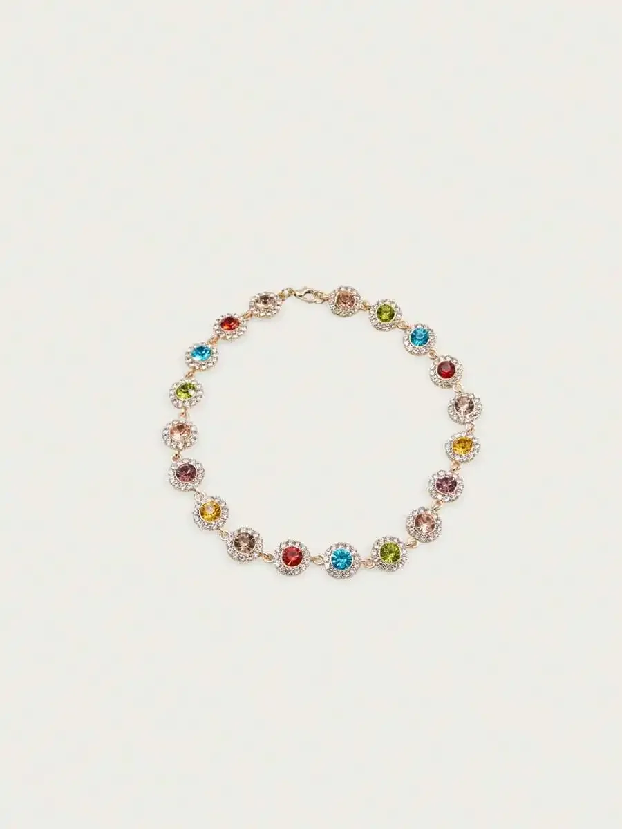 Colorful Rhinestone Necklace For Women Fashion Jewelry Party Birthday Gift
Colorful Rhinestone Necklace For Women Fashion Jewelry Party Birthday Gift