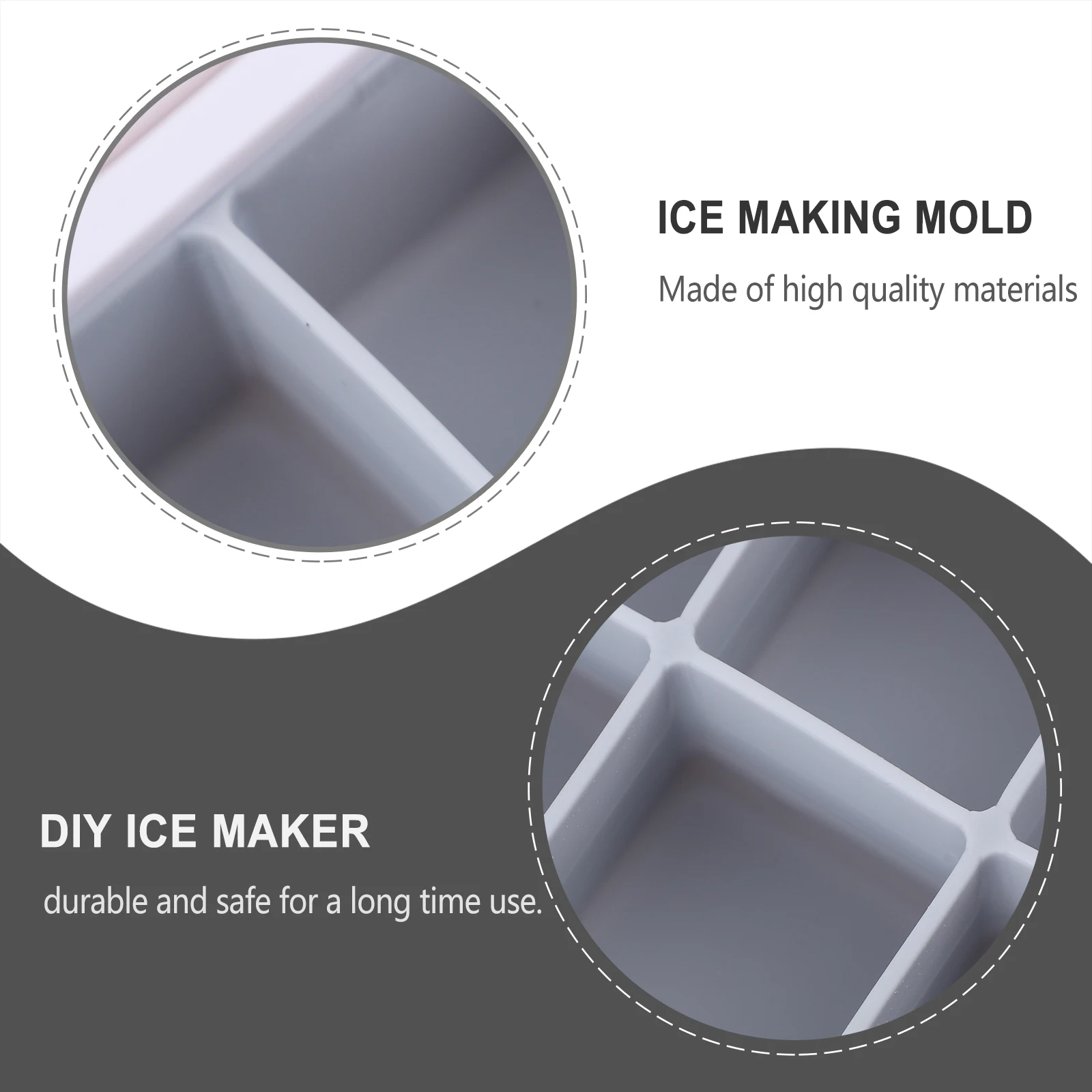 Silicone Ice Cube Mold 16 Grids with Lid No Spill Odor Proof Wear Resistant Multi-Grid Ice Making Supplies for Beverage
Silicone Ice Cube Mold 16 Grids with Lid No Spill Odor Proof Wear Resistant Multi-Grid Ice Making Supplies for Beverage