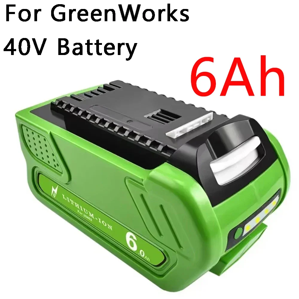 2025 40 В 18650 литий-ионная аккумуляторная батарея 6000 мАч для GreenWorks 29462 29472 29282 G-MAX GMAX газонокосилка электроинструменты аккумулятор
2025 40 В 18650 литий-ионная аккумуляторная батарея 6000 мАч для GreenWorks 29462 29472 29282 G-MAX GMAX газонокосилка электроинструменты аккумулятор