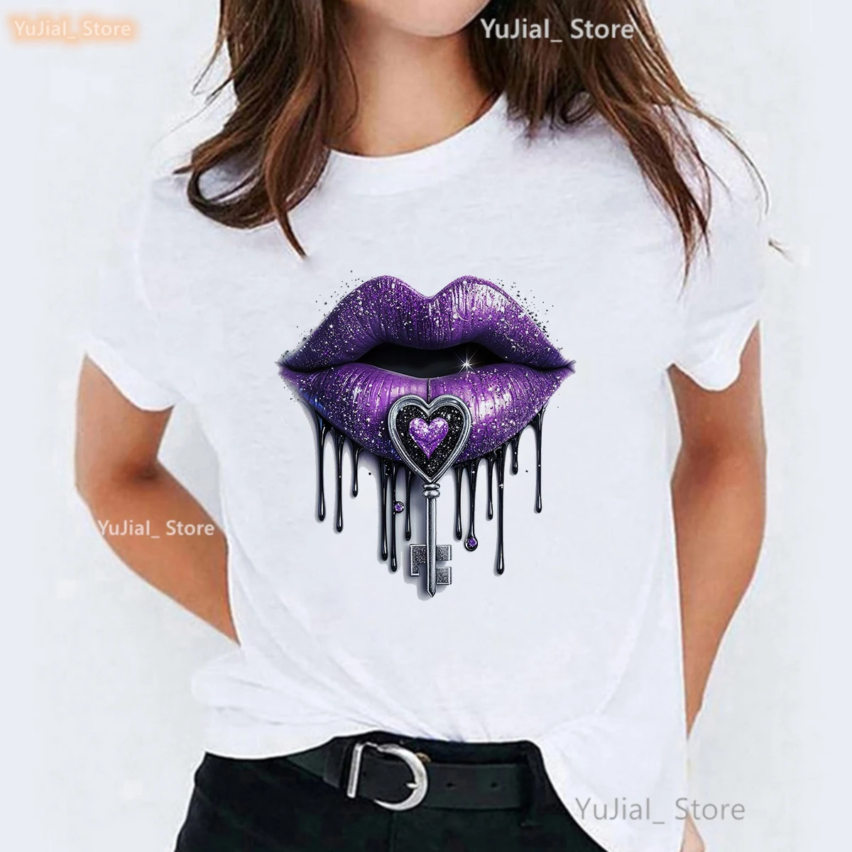 Watercolor Love key Lips Printed Tshirt Women Funny Halloween Gifts T Shirt Femme Summer Tops Fashion Short Sleeve T-Shirt
Watercolor Love key Lips Printed Tshirt Women Funny Halloween Gifts T Shirt Femme Summer Tops Fashion Short Sleeve T-Shirt