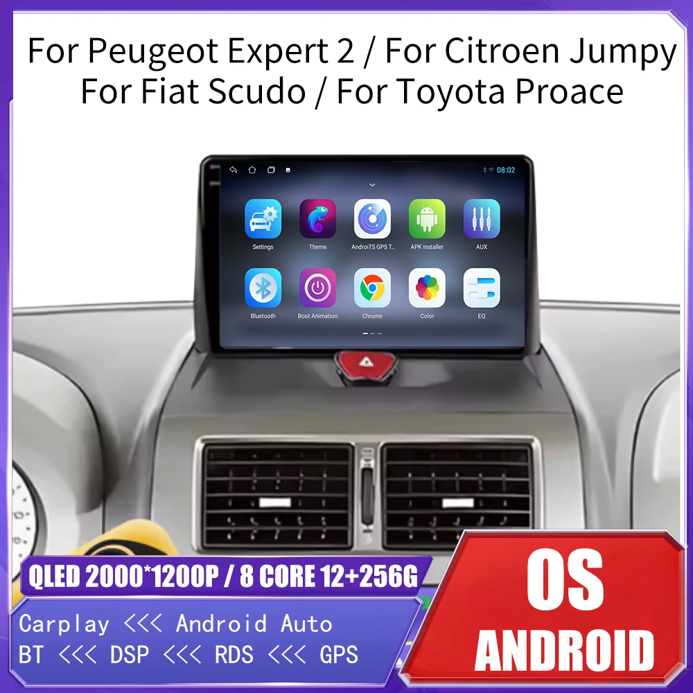 Android Auto Car Radio Carplay For Peugeot Expert 2 For Citroen Jumpy For Fiat Scudo For Toyota Proace 2007-2017 Navigation GPS
Android Auto Car Radio Carplay For Peugeot Expert 2 For Citroen Jumpy For Fiat Scudo For Toyota Proace 2007-2017 Navigation GPS