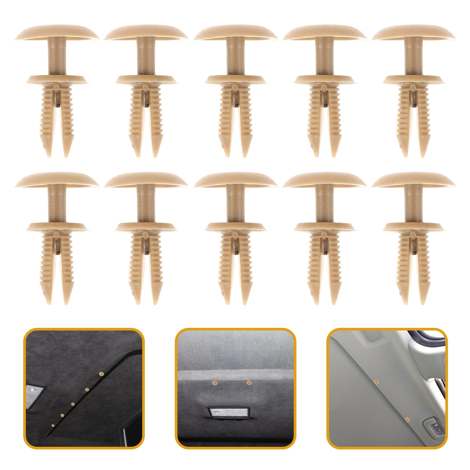 30pcs Fasteners Expansion Universal Design Secure Fixation Interior Panel Beige Push Pins Kit Easy Installation
30pcs Fasteners Expansion Universal Design Secure Fixation Interior Panel Beige Push Pins Kit Easy Installation