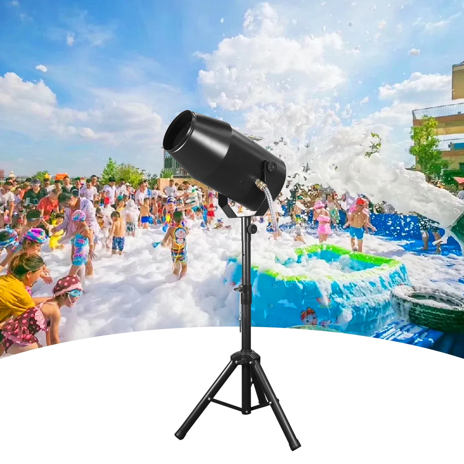 1000W Outdoor Indoor Jet Foam Machine Pool Activities Moving Head Sprayer Jetting Playground Party Cannon Pool Summer Events
1000W Outdoor Indoor Jet Foam Machine Pool Activities Moving Head Sprayer Jetting Playground Party Cannon Pool Summer Events