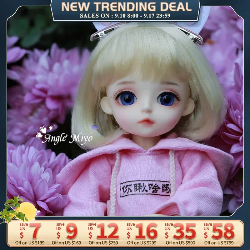 Linachouchou Miyo BJD SD кукла 1/6 модель тела для мальчиков и девочек Oueneifs высококачественные игрушки из смолы свободные шарики глаз Модный
Linachouchou Miyo BJD SD кукла 1/6 модель тела для мальчиков и девочек Oueneifs высококачественные игрушки из смолы свободные шарики глаз Модный