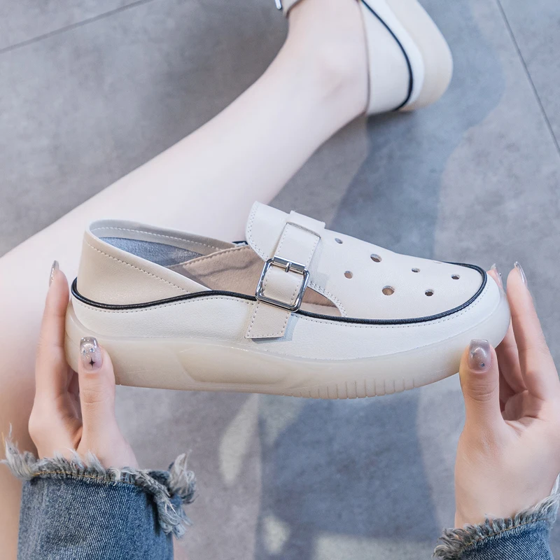 Women’s Hollow Shoes 2026 Summer New Genuine Leather Women’s Sneakers Large Size Flat Buckle Shoes Women
Women’s Hollow Shoes 2026 Summer New Genuine Leather Women’s Sneakers Large Size Flat Buckle Shoes Women
