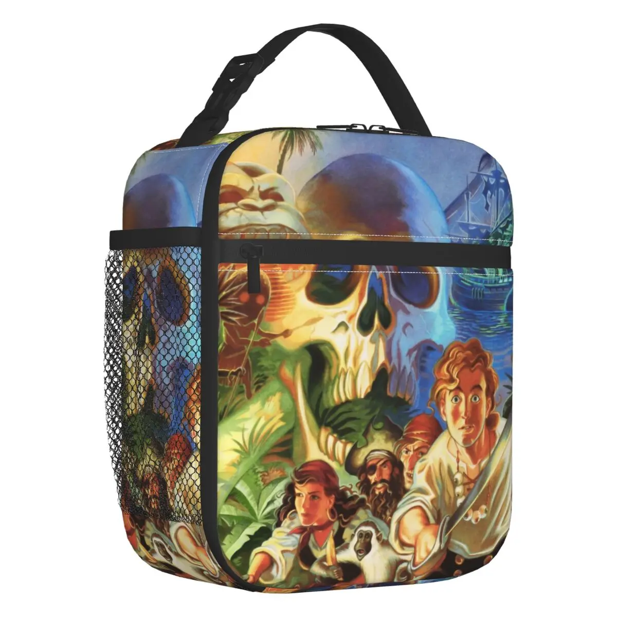 Custom The Secret Of Monkey Island Lunch Bag Women Cooler Thermal Insulated Lunch Box for Student School
Custom The Secret Of Monkey Island Lunch Bag Women Cooler Thermal Insulated Lunch Box for Student School