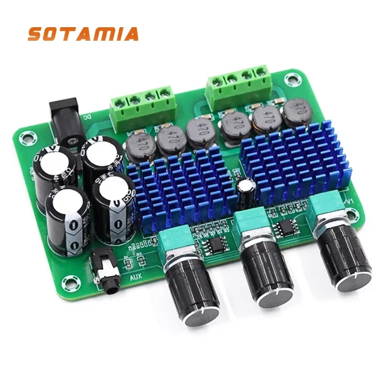 SOTAMIA TDA3116D2 Digital Power Amplifier Board High Power Amp 50Wx2+100W AUX Input 2.1 Channel Subwoofer Amplifier Audio Board
SOTAMIA TDA3116D2 Digital Power Amplifier Board High Power Amp 50Wx2+100W AUX Input 2.1 Channel Subwoofer Amplifier Audio Board