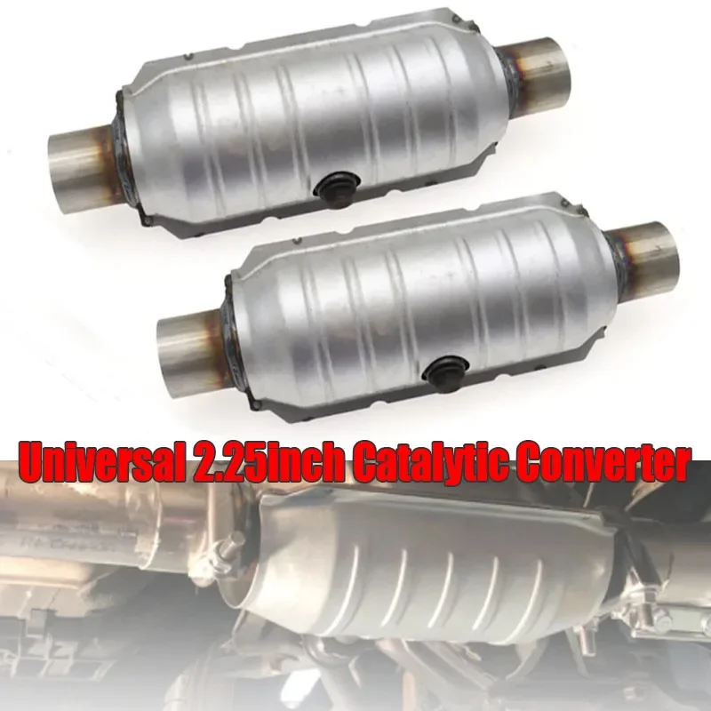 Universal 400 Cells Catalytic Converter with Heat Shield O2 Port Metal Core Filter High Flow Muffler Car Accessories
Universal 400 Cells Catalytic Converter with Heat Shield O2 Port Metal Core Filter High Flow Muffler Car Accessories