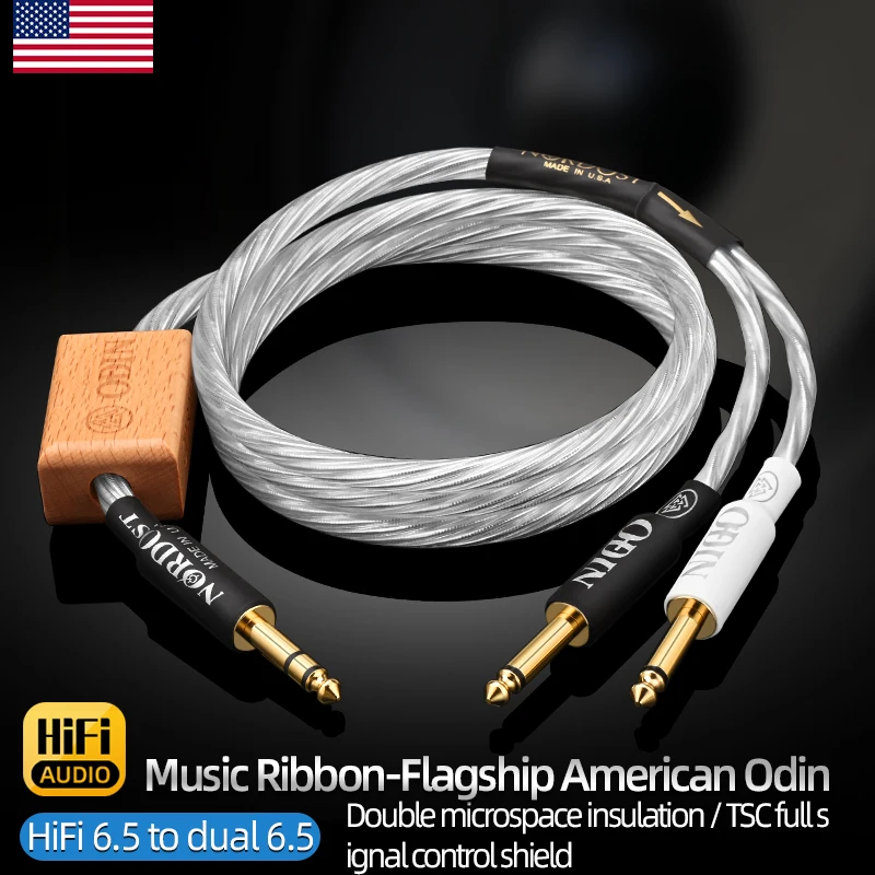 ODIN Hifi 6.5mm to Dual 6.5mm Audio Cable Flagship 7N OCC Pure Silver 6.35mm Cable for Electronica Amplifier Speaker
ODIN Hifi 6.5mm to Dual 6.5mm Audio Cable Flagship 7N OCC Pure Silver 6.35mm Cable for Electronica Amplifier Speaker