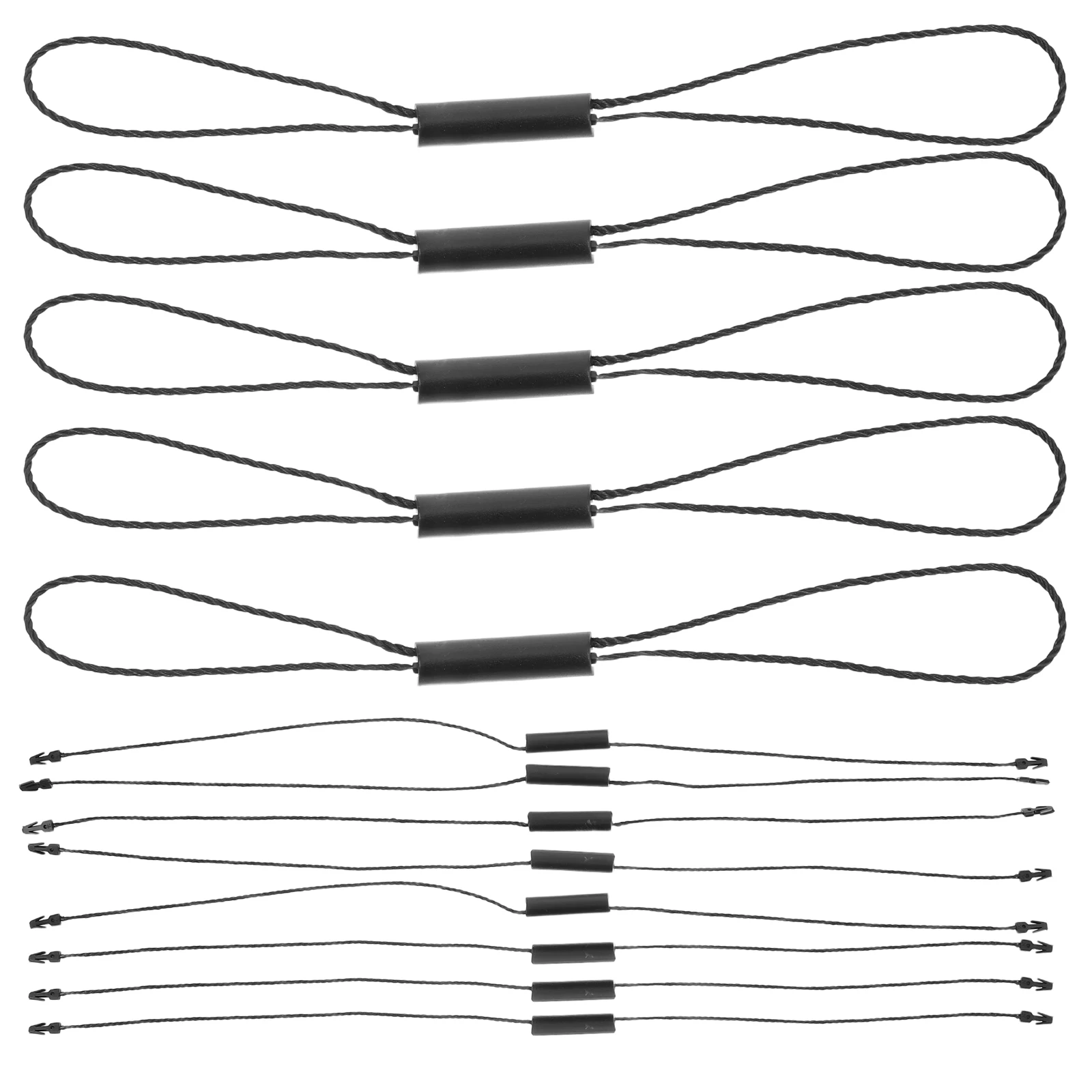 Cylinder Double Lock Tag Strings Black Plastic Clothing Tags Rope for Apparel Shoes Bags One Time Use Material Easy
Cylinder Double Lock Tag Strings Black Plastic Clothing Tags Rope for Apparel Shoes Bags One Time Use Material Easy