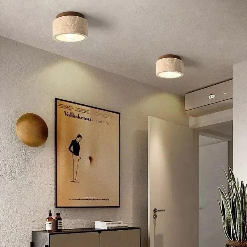 Modern Stone Travertine Ceiling Lamp Bedroom Corridor Flush Mounted Foyer Hallway Staircase Indoor Lighting Fixture Decoration
Modern Stone Travertine Ceiling Lamp Bedroom Corridor Flush Mounted Foyer Hallway Staircase Indoor Lighting Fixture Decoration