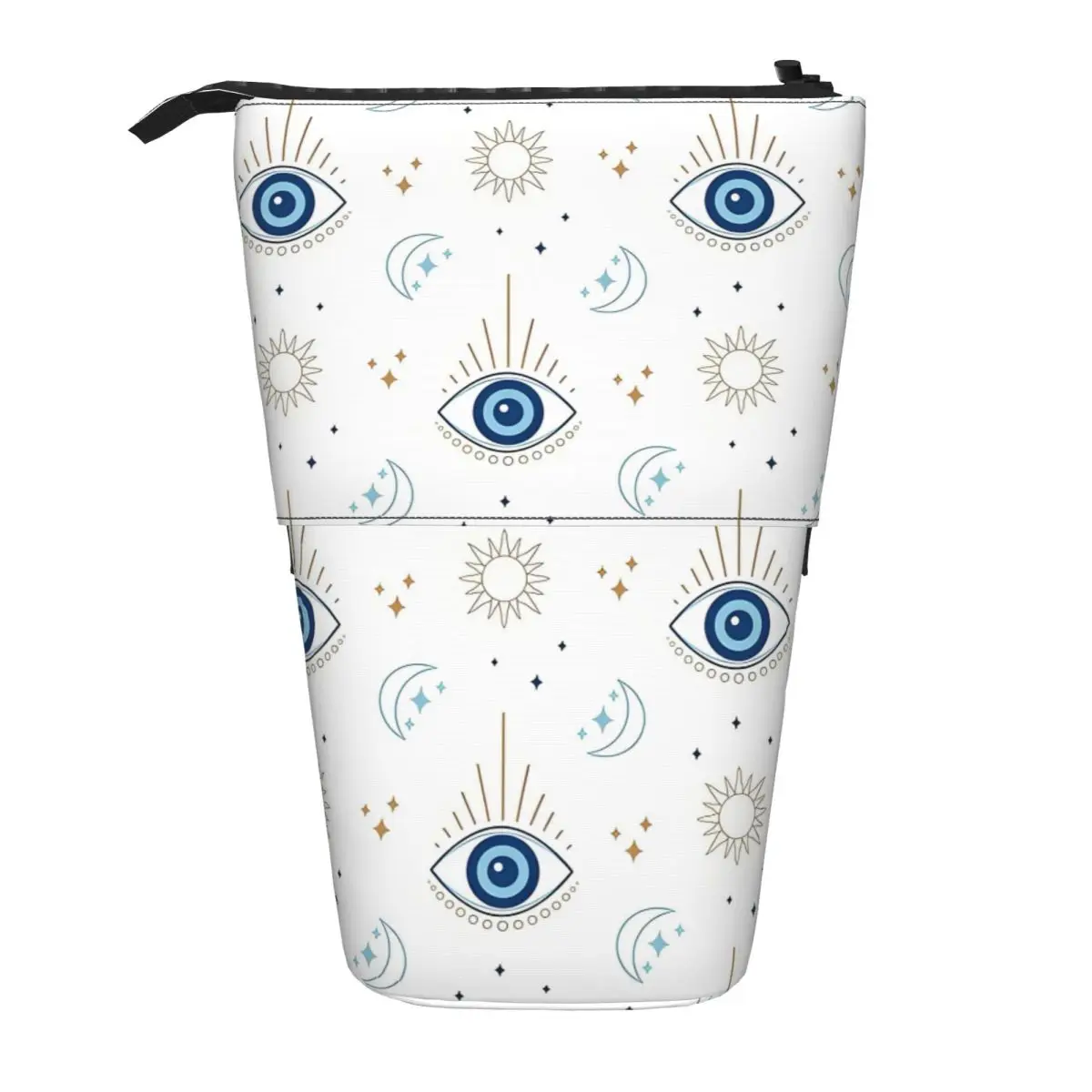 Custom Tribal Evil Eye Pattern Telescopic Pencil Case for Girls Boys Large Storage Turkish Lucky Charm Pen Bag Box Stationery
Custom Tribal Evil Eye Pattern Telescopic Pencil Case for Girls Boys Large Storage Turkish Lucky Charm Pen Bag Box Stationery